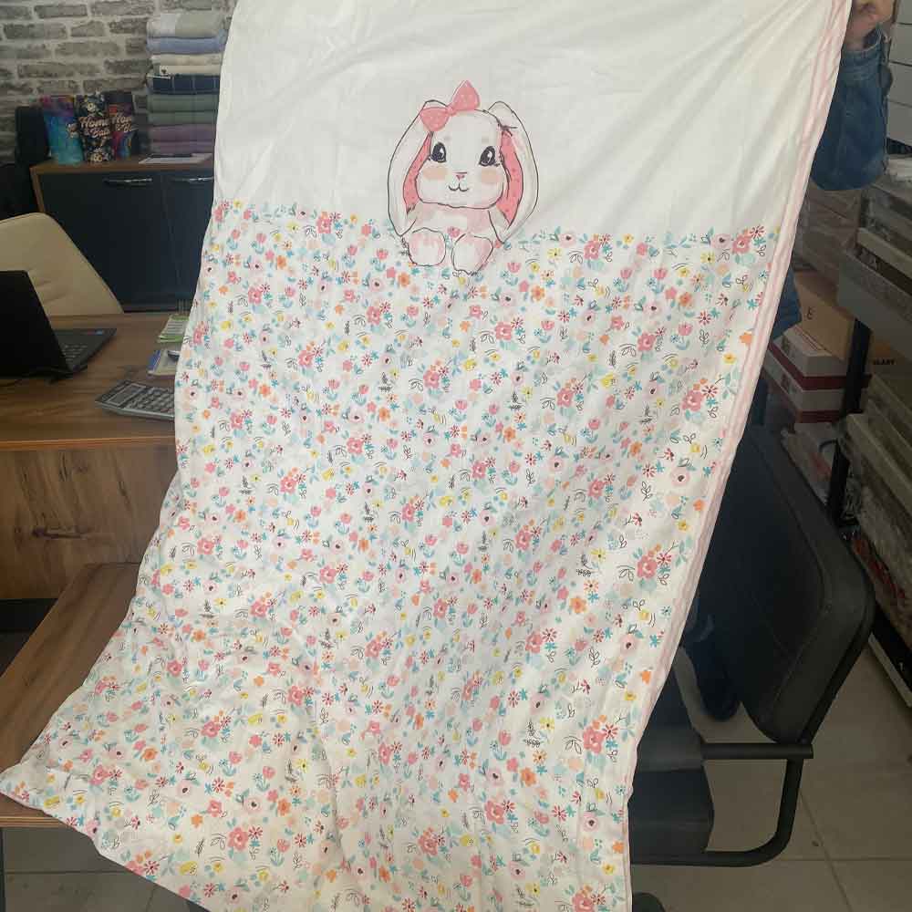 Premium duvet material close-up